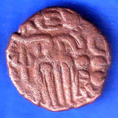 Ancient India Raja Raj Chola Chola Octopus Man Coin ANH3142