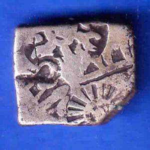 Ancient India Mauryan Period Magadh Dynasty Silver Punchmark ANH3146