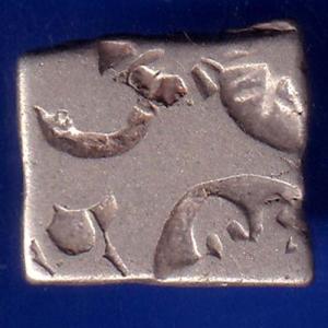 ancient indina mauryan period ashoka 600 bc silver punchmark coin ANH133