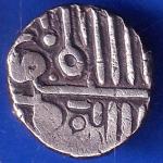 Nawanagar State Shree Jamji Half Kori Silver Coin ANH2174