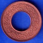 British India 1944 Lahore Mint George VI King 1 Pice Copper Coin ANH270