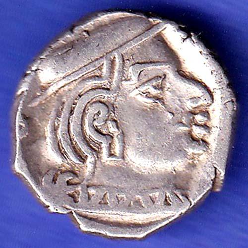 Ancient India Kshtrap Dynasty Kings Portrait Silver Coin SK520