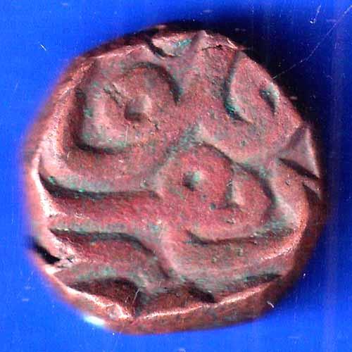 MUGHALS AKABAR ONE DAM COPPER COIN ANH2973