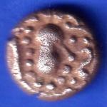 ANCIENT INDIA GADHAYA DYNASTY KING PORTRAIT COIN SK981
