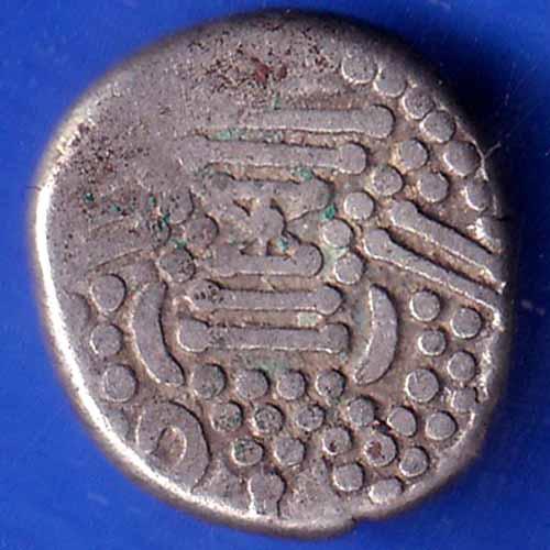 ANCIENT INDIA GADHAYA DYNASTY KING PORTRAIT COIN ANH1618