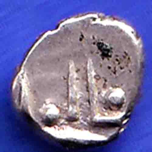 TRAVANCORE STATE RAJARAM VERMA IV SILVER CHUKRAM COIN HSK153