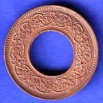 British India 1943 George Vi King One Pice Coin HSK603