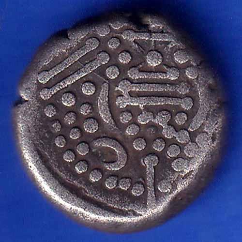 ANCIENT INDIA GADHAYA DYNASTY KING PORTRAIT COIN ANH1322