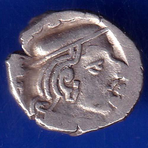 Ancient India Kshatrap Dynasty Kings Portrait Silver Coin ANH927