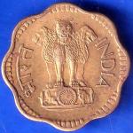 Republic India 1969 BOMBAY MINT Ten Paise Coin ANH2371