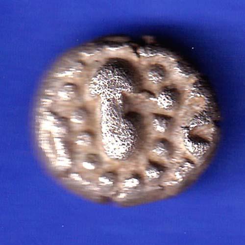 ANCIENT INDIA GADHAYA DYNASTY KING PORTRAIT COIN HSK380