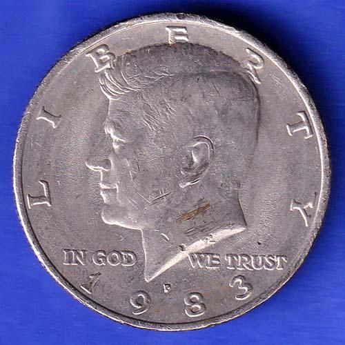 United State Of America 1983 Liberty Half Dollar Coin HSK428