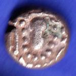 ANCIENT INDIA GADHAYA DYNASTY KING PORTRAIT COIN HSK774