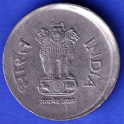 “ERROR” republic india 2003 HYEDRABAD MINT one rupee coin HSK234