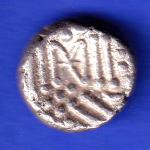 ANCIENT INDIA GADHAYA DYNASTY KING PORTRAIT COIN HSK293