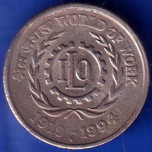 Republic India 1919-1994 ILO 5 Rupee Coin ANH777