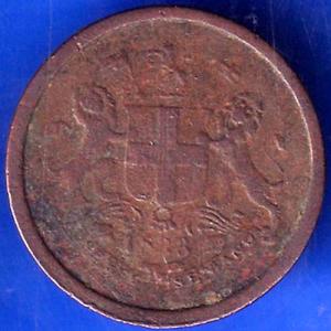 Bombay Presidency 1833 - 1248 One Pie Coin ANH1082