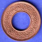 British India 1944 Lahor mint One Pice copper coin SK497