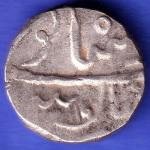 MEWAR STATE CHITTOR MINT ONE RUPEE SILVER COIN SK34
