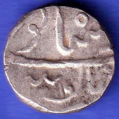 MEWAR STATE CHITTOR MINT ONE RUPEE SILVER COIN SK34