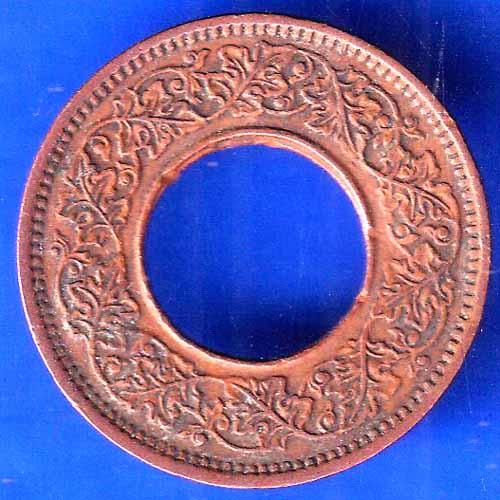 British India 1945 Bombay Mint George VI King 1 Pice Copper Coin ANH3092