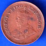 British India 1936 George V King Emperor Half Pice Coin ANH1833