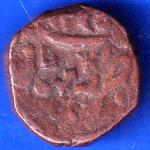 Bhopal state shah jahan begum half paisa copper coin ANH2183