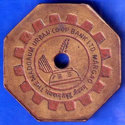 BANK TOKEN THE MADGAUM URBAN CO OP BANK 55 PANAJI GOA BRANCH ANH680