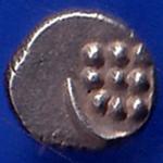 TRAVANCORE STATE RAJARAM VERMA IV SILVER CHUKRAM COIN ANH729