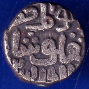 DELHI SULTAN TUGHLOUQUE SHAH BILLON 4 GANI RARE COIN ANH146