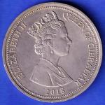 Elizabeth II Queen Of The Gibraltar 2018 One Crown Rare Coin ANH3233