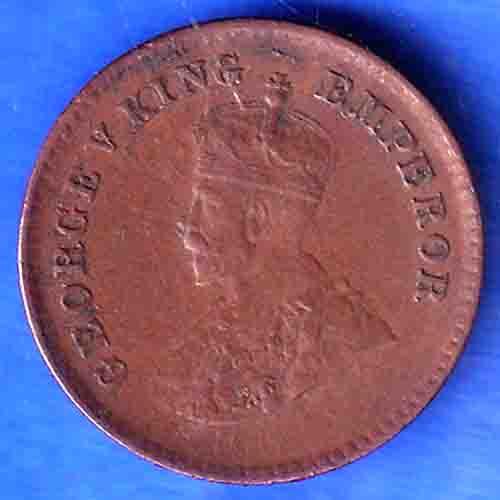 British India 1932 George V King Emperor 1/12 Anna Coin ANH3383