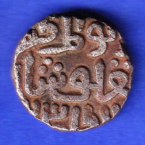 DELHI SULTAN TUGHLOUQUE SHAH 4 GANI COIN  HSK189