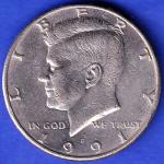 United State Of America 1991 Liberty Half Dollar Coin HSK244