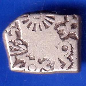 Ancient India Mauryan Period Magadh Dynasty Silver Punchmark ANH2085