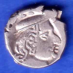 Ancient India Kshatrap Dynasty Kings Portrait Silver Coin SK953