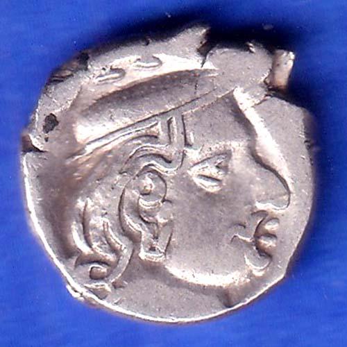 Ancient India Kshatrap Dynasty Kings Portrait Silver Coin SK953
