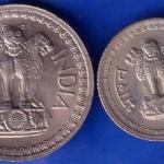 Set Of 2 Coins Republic India 50 Paise And 25 Paise Coin ANH603