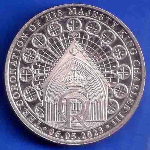 Gibraltar 2023 CHARLES III D.G. REX.F.D. HALF CROWN RARE COIN ANH3404