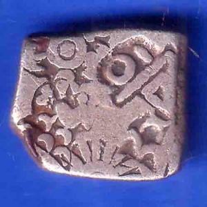 Ancient India Mauryan Period Magadh Dynasty Silver Punchmark ANH3453