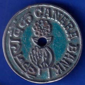 BANK TOKEN: CANARA BANK MCCW EXTN. COUNTER CHIKMAGAL [E-507] NUMBER 597 ANH1586