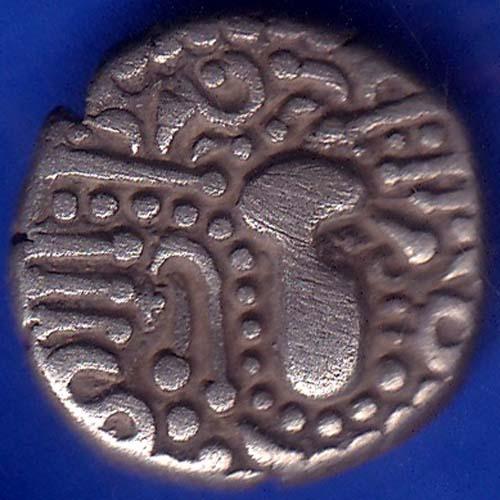 Ancient India Gadhaya Dynasty King Portrait Coin ANH789
