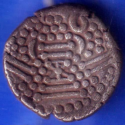 Ancient India Gadhaya Dynasty King Portrait Coin ANH789