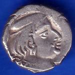 Ancient India Kshatrap Dynasty Kings Portrait Silver Coin ANH1338