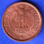 Governnment Of India 1954 bombay mint One Pice Coin ANH3285