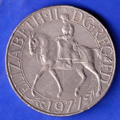 United Kingdom (UK)– Elizabeth II Silver Jubilee 1977 Coin ANH3243