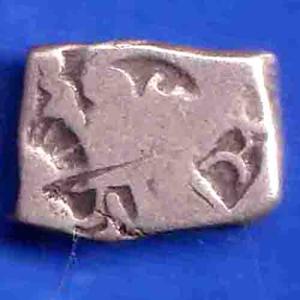 Ancient India Mauryan Period Magadh Dynasty Silver Punchmark ANH3439