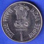 Republic India 2003 hyderabad Mint Maharana Pratap 1540-1597 One Rupee Coin ANH3288