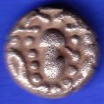ANCIENT INDIA GADHAYA DYNASTY KING PORTRAIT COIN HSK350