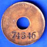 TOKEN 74546 CALCUTTA P&A OFFICE TOKEN ANH3394